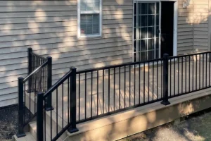 Landscape Design featuring a Backyard Deck in Havertown, PA