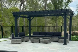 Landscape Design featuring a Pergola in Kennett Square, PA