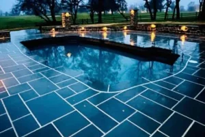 Landscape Design featuring a Backyard Pool in Kennett Square, PA