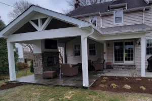 Landscape Design featuring an Outdoor Backyard Patio in Kennett Square, PA