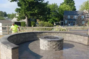 Block Wall Installation by Piazza Outdoor, a masonry contractor in Bryn Mawr, PA