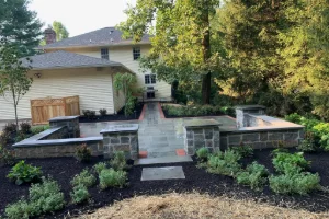 House and foundation work by Piazza Outdoor, a masonry contractor in Chadds Ford, PA