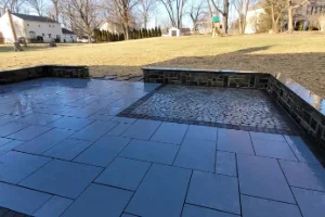 Finished stone and brick work by Piazza Outdoor, a masonry contractor in Garnet Valley, PA